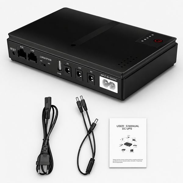Портативне джерело безперебійного живлення для роутера на 10400mAh DC1018P UPS для роутера WiFi DC1018P фото