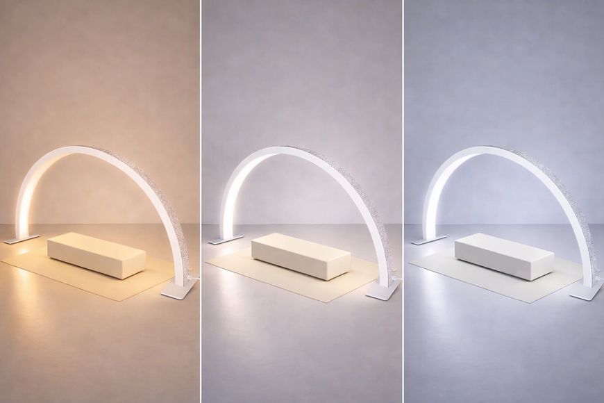 Настільна LED-лампа F-686 для салону краси 47&times;4.5&times;30 см. Лампа для манікюру та nail-майстрів. Від мережі 220V F686 фото