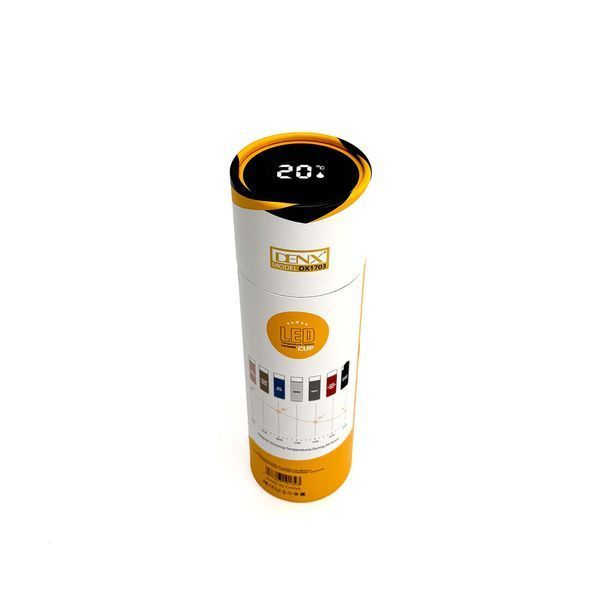 Термос DENX DX1703 500 мл із датчиком температури та ситечком. Чорний (DX1703) DX1703 фото