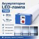Акумуляторна світлодіодна LED-лампа з магнітним кріпленням 70 см T550 Портативна USB лампа T5570CM фото 1