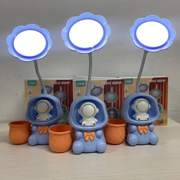 Дитяча настільна акумуляторна LED-лампа 3in1 Rabbit BLUE RAB31 фото