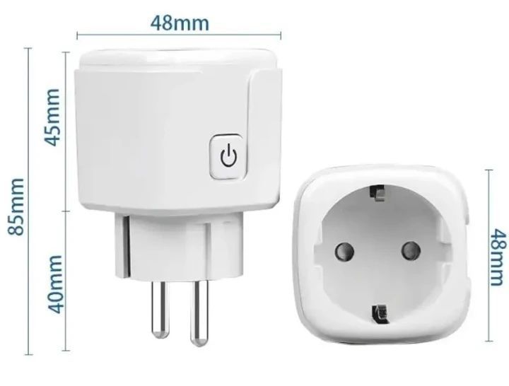Розумна WiFi-розетка 16 А, Smart 3680 Вт/Ракетка з керуванням через телефон/Інтелектуальна розетка JJ17 фото